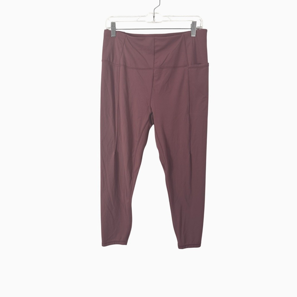 Sweaty Betty Super Soft Leggings 7/8 Length Womens Size 14‎ Rose Mauve Gym Yoga